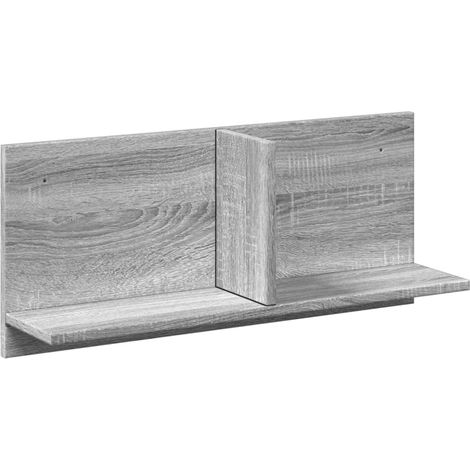 Maison Exclusive - Wandschrank 70x16,5x30 cm Grau Sonoma Holzwerk