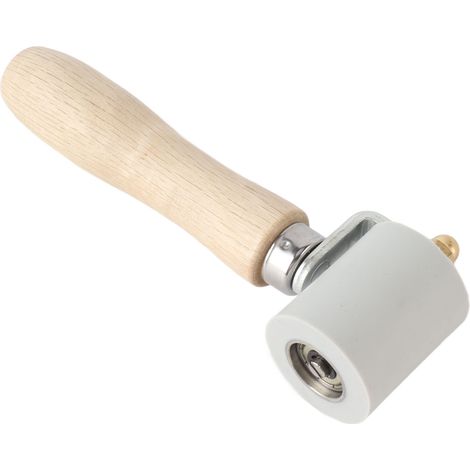 Rouleau à joint silicone ergonomique détachable, testeur de couture à roulement, outil de lissage pour ruban de toiture PVC, gris, largeur 45mm/1,8po (1/5)