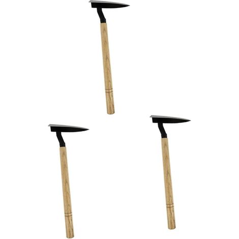 MINKUROW Multi-Strumento 3 Pezzi Strumenti Multiuso Bordatura con E Piccone Triangolo Spada- Cazzuola Pala Domestica Allentamento Giardino Giardinaggio Coltivazione Coltivazione Heavy Duty per Tagliar (1/5)