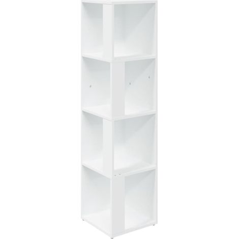 Maison Exclusive - Armadio Angolare Bianco 33x33x132 cm in Truciolato