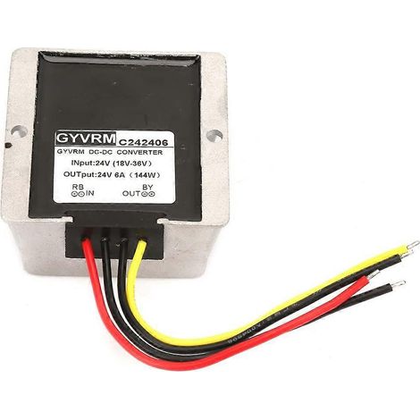 18-36V auf 24V Automatischer Aufwärts-/Abwärtswandler Boost/Buck Spannungsreglermodul (6A)