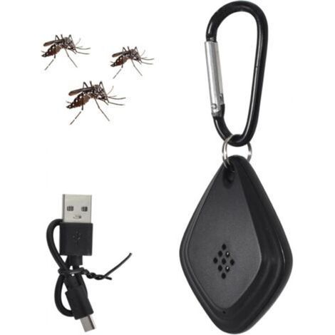 Tragbares Ultraschall-Mücken- und Insektenabwehrgerät – Reichweite 10 bis 60 m² – Haustierfreundlich – Für den Innen- und Außenbereich geeignet (1/5)