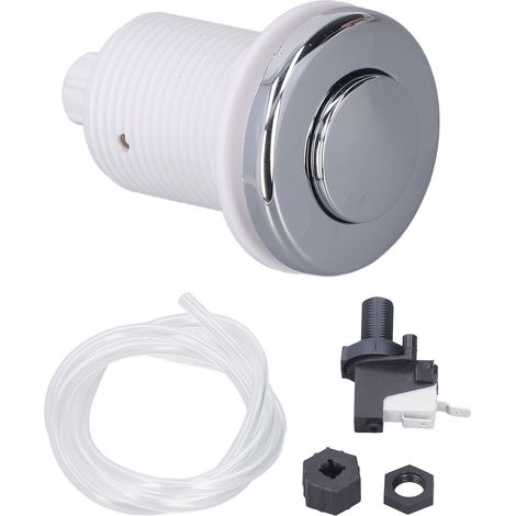 Kit de interruptor neumático para eliminación de residuos y spa con botón y tubo de aire 125-250V (1/4)