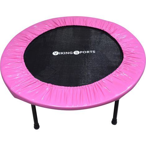 Fitness-Trampolin - klappbar - ⌀ 101x22,5 cm - rosa