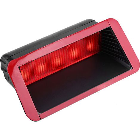 [NON UTILIZZATO] Luce freno posteriore universale a LED 12V rossa, montata in alto, per auto,