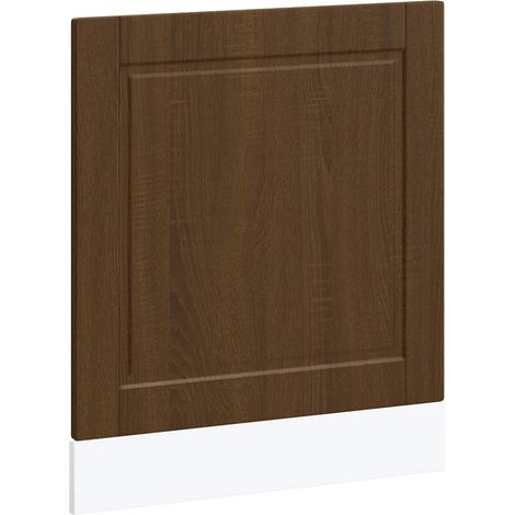 Maison Exclusive - Panneau de lave-vaisselle Porto chêne marron 60x1,5x57 cm