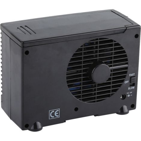 Mini refroidisseur d'air portable 12V pour voiture, camion ou maison, ventilateur de refroidissement par évaporation d'eau (1/5)