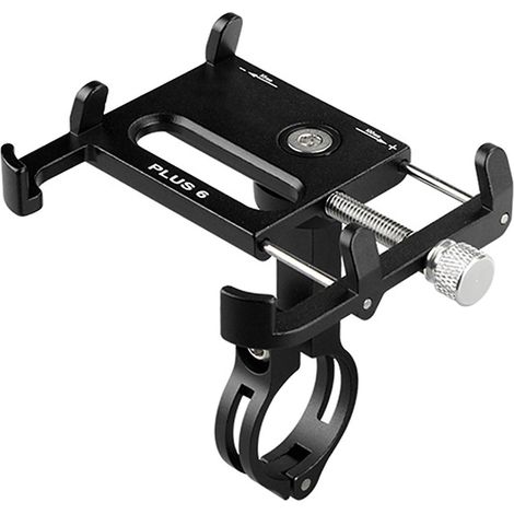GUB Fahrrad-Handyhalterung, 360° drehbar, längenverstellbar, Lenkerhalterung aus Aluminium für Fahrräder