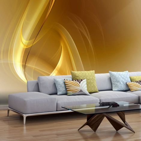 Papier Peint "Gold Fractal Background" 193 x 250 cm (1/2)