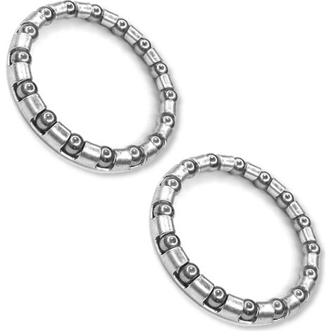 Cyclingcolors – Roulement à billes vélo 31mm – Acier – Diamètre extérieur 38mm – 16 billes de 3,97mm – Utilisation universelle pour direction vélo