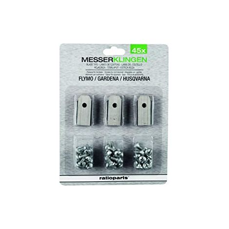 kit lame roboto tagliaerba 45 pezzi HUSQVARNA automower 22-8550 compatibili (1/2)