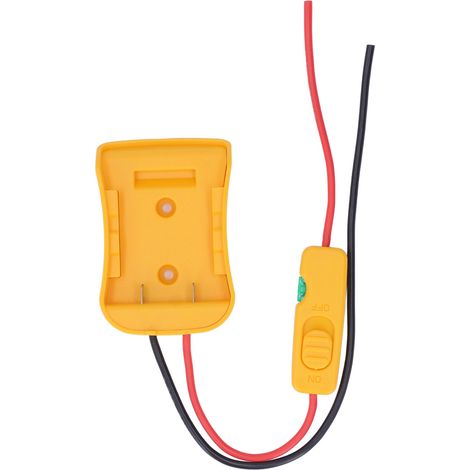 Adaptateur de batterie avec boîtier ABS intégré, adaptateur de batterie pour outil électrique sans bavure, compatible avec DCB204 18V 20V. (1/5)