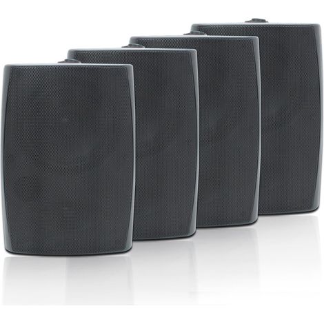 6.5 Inch 800W Outdoor Wall Speakers - Audio Solution for Indoor/Outdoor Home, Patio, Garden (4 Pack Speakers) (1/5)