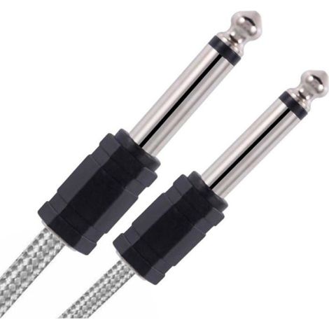 6 Pièces 6,35Mm Mono Vers 3,5Mm Adaptateur,Jack Mâle Ts 1/4" Vers Convertisseur Femelle 1/8" Pour Casque,Microphone (1/5)
