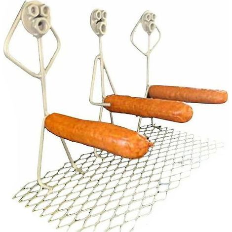 Support portable pour barbecue à hot-dogs, saucisses grillées, outil en métal, support pour four et rôtissoire, idéal pour le camping en plein air.-AquaForge (1/5)