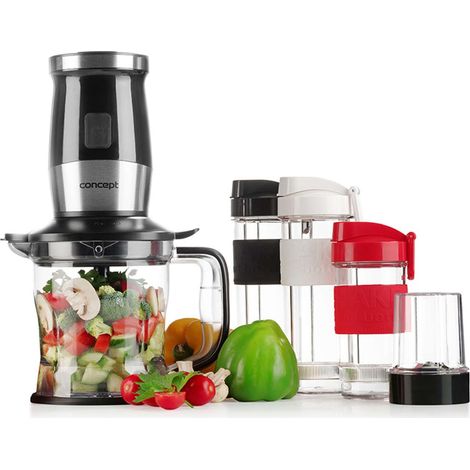 Concept - Frullatore Fresh&ampNutri, con accessori, nero sm3390 (1/2)