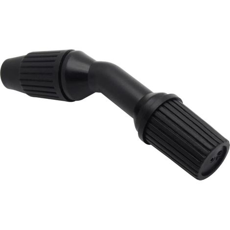 1 buse de pulvérisation, cône durable pour désherbant, pièces de rechange pour l'arrosage et le nettoyage (buse noire réglable) (1/5)
