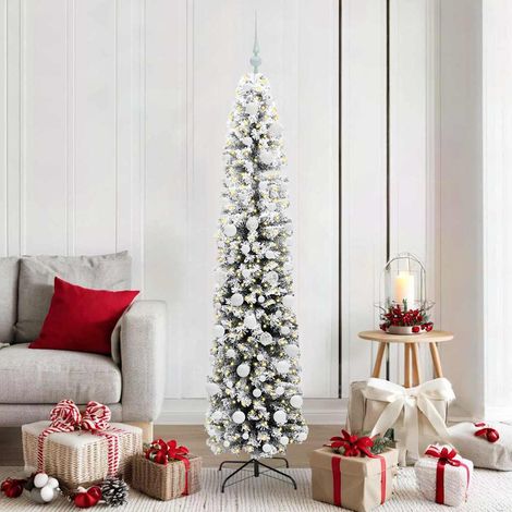 vidaXL Künstlicher Weihnachtsbaum mit 300 LEDs mit Ständer Grün 180 cm (1/5)