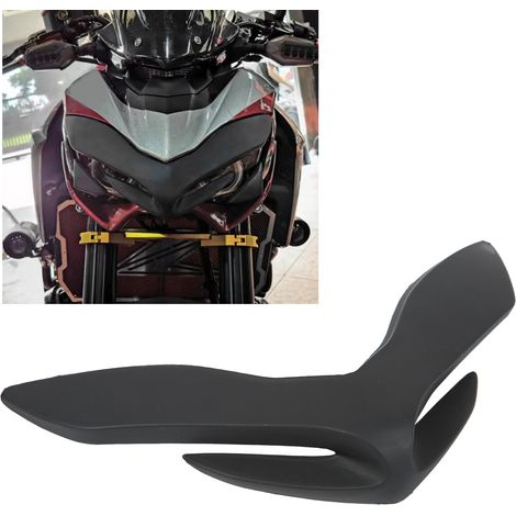 Motorrad-Scheinwerfer-Modifikationsdekor, KAWASAKI Z900, 2018-2020 (wird mit Box geliefert), schwarz. (1/5)