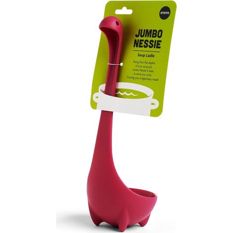 OTOTO La louche Nessie originale - Louche à soupe, gadget amusant, motif Loch Ness, cadet de cuisine pour maman - Ustensiles de cuisine mignons et pratiques - Cadeaux uniques pour femmes (1/5)