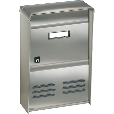 Cassetta postale 26x12xH37 Alubox Dublo Evo Inox