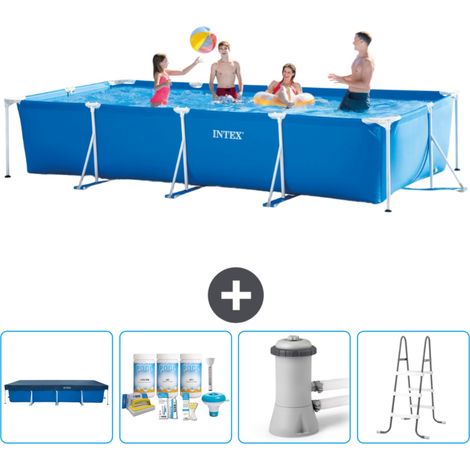 Rechteckiger Frame Pool - 450x220x84 cm - 5-teilig SCB6