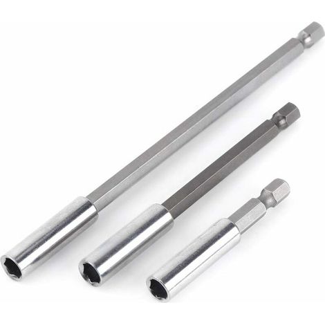 Stück 1/4" Magnetische Bithalter-Schaftverlängerungen für Schraubendreher, passend für elektrische Bohrmaschinen (1/5)