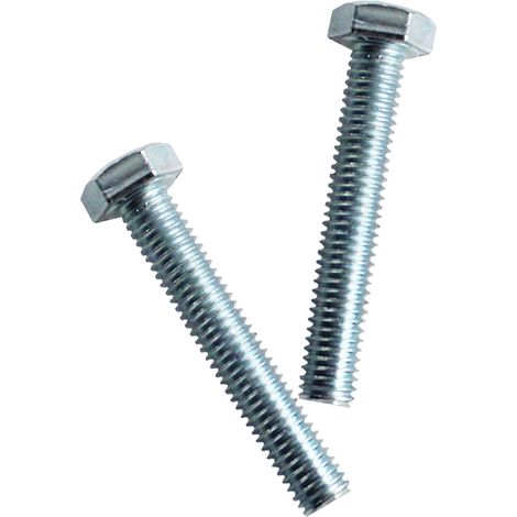 Vis à tête hexagonale DIN 933 VG M8x 100 8.8 galv. 100 pièces