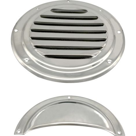5-inch stainless steel semicircular vent window cover, ventilation plate, boat accessories, yacht and RV accessories