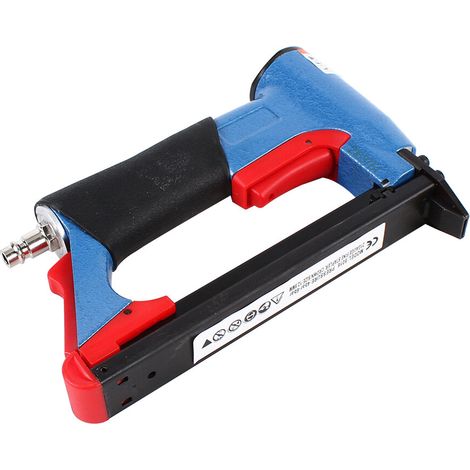 Agrafeuse pneumatique 4-16 mm Agrafeuse portable Pistolet à air comprimé Capacité 125 pièces Agrafeuse Agrafeuse Agrafeuse Outil pour atelier et maison Pistolet à air comprimé (1/5)