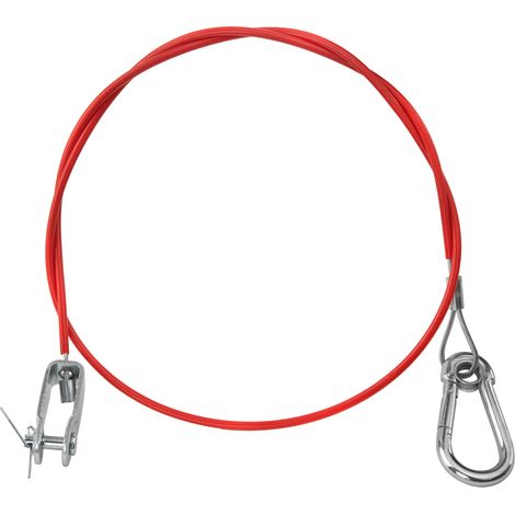Anhänger Bremsseil 1 m Anhängerbremse Sicherungsseil Seilzug 1000 mm Drahtseil (1/2)