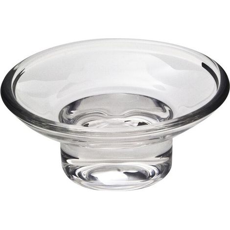 Jabonera CONTOUR cristal transparente