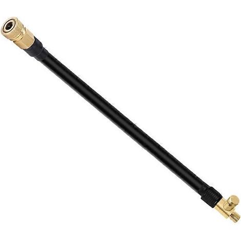 Tuyau en caoutchouc flexible pour compresseur d'air - Adaptateur de prolongateur de pneu, 7 mètres, résistant et durable. (1/4)