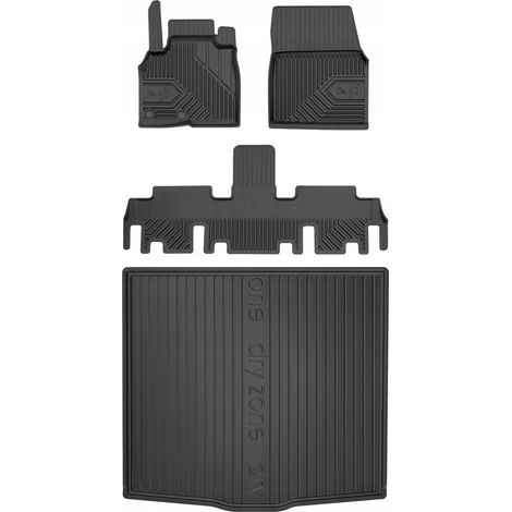 SET 77 Tapis de sol et sur-tapis RENAULT Espace 4 2002-2014 7 places avec (1/5)