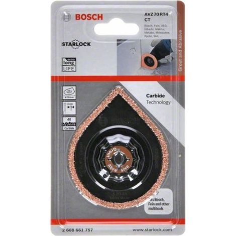 Dissolvente de mortero, Ref. Bosch : AVZ 70 RT, calidad de hoja de sierra carburo, Ø 70 mm (1/4)