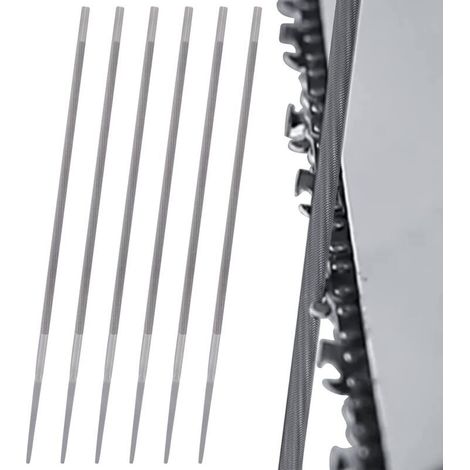 4.8mm Round Chainsaw Files, 6pcs Round Chainsaw Sharpening Files for Repair and Sharpening