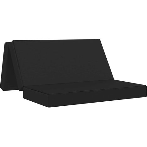 Maison Exclusive - Divano Letto Pieghevole 140 x 67 x 45 cm Nero (1/5)