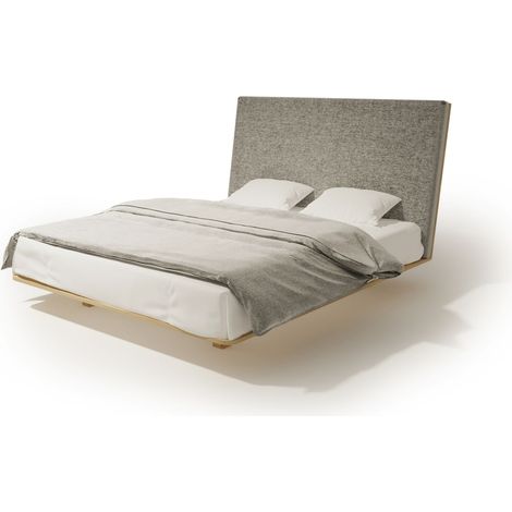 LETTO IMBOTTITO VUELO 120x200 SOLIK ROVERE NATURALE