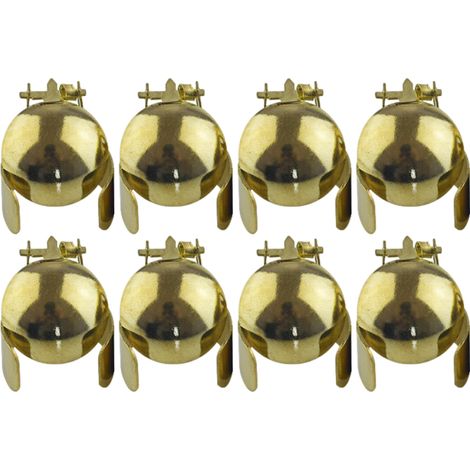 8pcs or placage de fer entièrement automatique éteindre la bougie artefact divin anti or éteindre la bougie couvercle automatique anneau de bougie éteindre la flamme de bougie en toute sécurité (1/5)