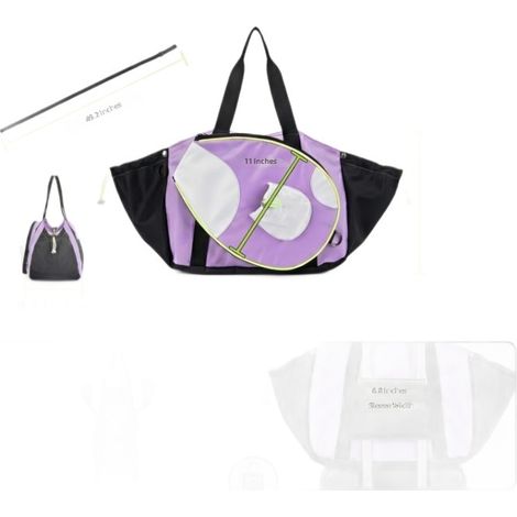 Sac de tennis détachable 2 en 1, grand sport pour hommes et femmes raquettes badminton pickleball (1/4)