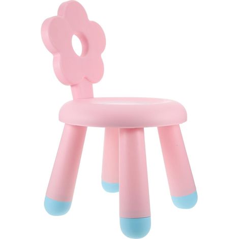 Tabouret en Plastique Épais pour Garçon et Filles Petit Marchepied Portable Rose Pêche Siège D’Appoint Polyvalent pour Salle de Bain la Cuisine et Aide à Se Chausser Léger et (1/5)