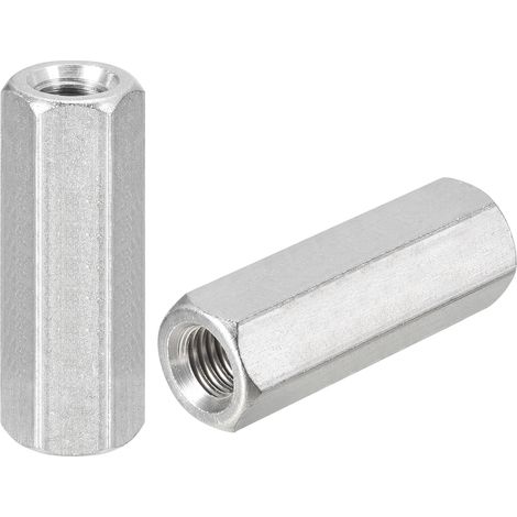 2pcs M12 x 1,75 -Pas 60 mm Longueur Raccord Écrous Hex Tige (1/5)
