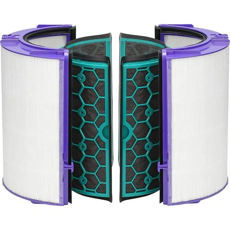 Trade-Shop Ersatz Hepa Filter & Aktivkohlefilter für Dyson TP04 TP05 HP04 HP05 DP04 DP05 Luftreiniger Zubehör für Dyson Pure Cool Ventilatoren / Luftreiniger (1/5)