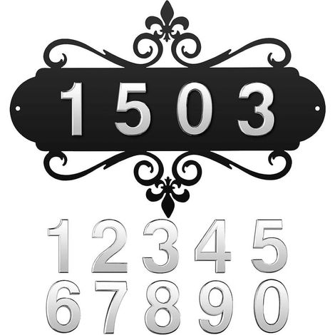Plaques d'adresse, numéro de boîte aux lettres, panneaux personnalisés maison hôtel bureau jardin (1/5)