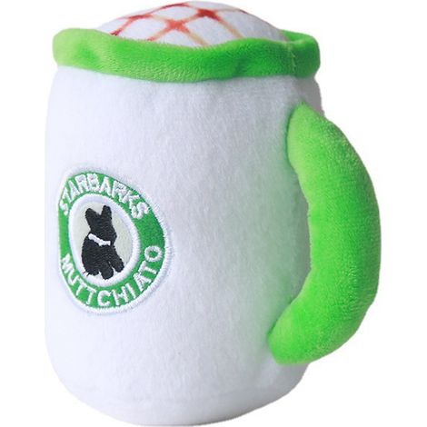 Jouet à mâcher en peluche pour chien et chat, en forme de bouteille d'eau, en laine résistante, pour la dentition. (1/4)
