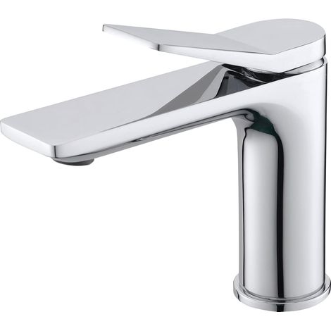 Kaelt - robinet salle de bain chrome lavabo robinet en laiton thermostat robinet lavabo design lavabo robinet chaud et froid lavabo en chrome (1/5)