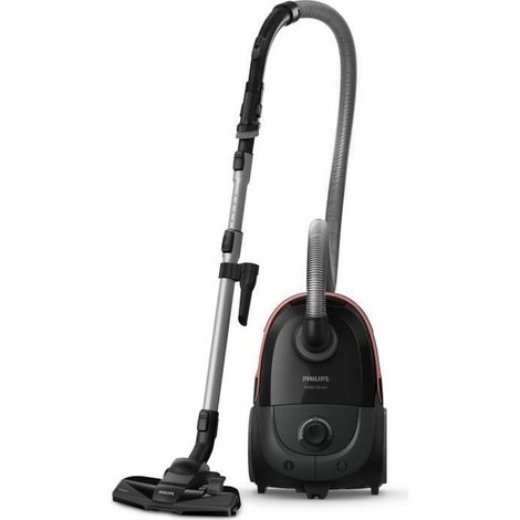 Cylinder vacuum cleaner with bag - PHILIPS - XD5123/10 - 900 W - 4 L - Black (1/4)