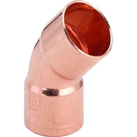 Viega Codo 45 grados, d 12mm cobre modelo 95041, 103309
