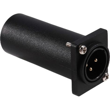 Adaptateur de châssis traversant XLR mâle 3 broches vers RJ45 femelle à montage sur panneau série D, adapté aux contrôleurs DMX512 DMX-CON. (1/5)