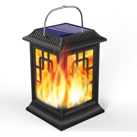 Lanterne solaire flamme suspendue - Nosheir - Extérieur, décoration (1/4)